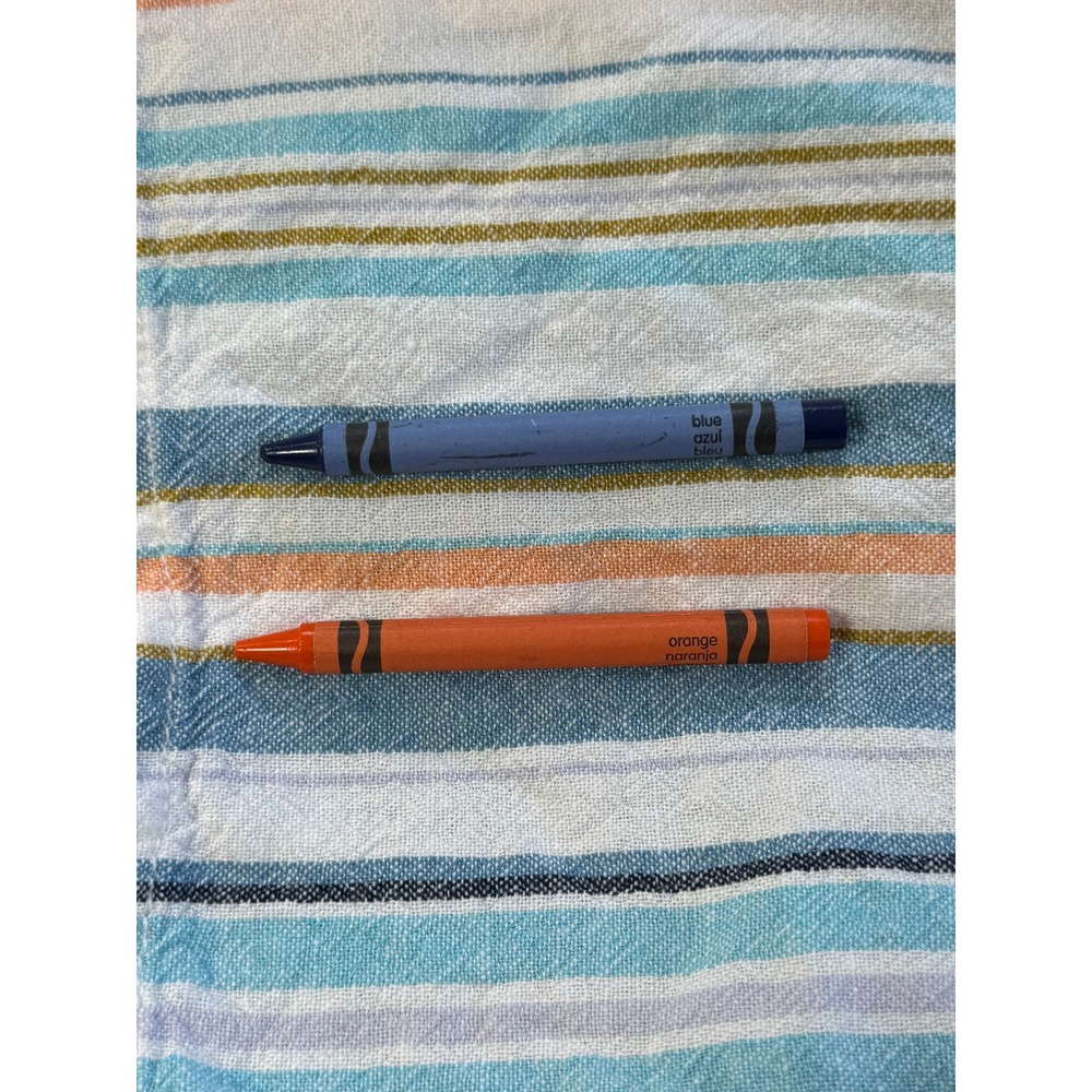 Briggs Womens Linen Blend Striped Shorts Blue Orange White Drawstring Size M - Picture 8 of 8